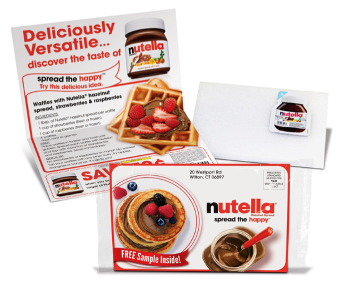 An image showing the Nutella Direct mailer.